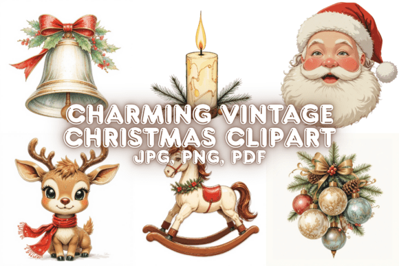 Charming Vintage Christmas Clipart and Illustrations Review