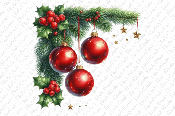 Christmas Decor Clipart Sublimation Png Illustrations Review