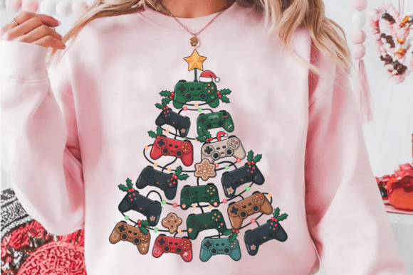 Christmas Gamer Controller Tree PNG: A Review for Digital Sellers