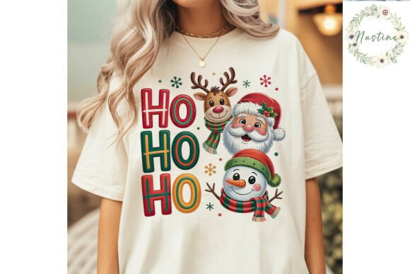 Christmas HO HO HO Characters PNG Illustrations Review