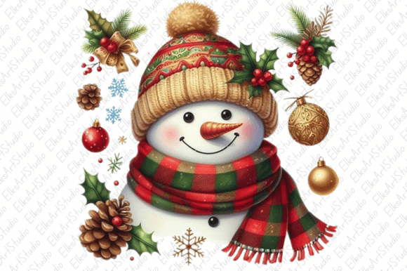 Christmas Snowma Clipart Sublimation Png Review for Illustrations
