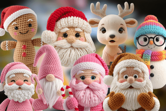 Crochet Christmas Season PNG Bundle: A Publisher’s Review for Blog Graphics and Illustrations