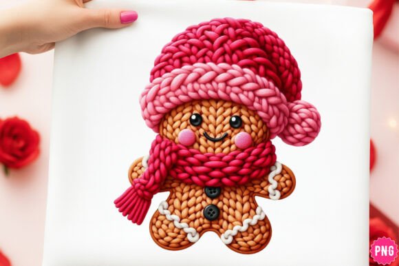 Crochet Yarn Christmas Teddy Bear PNG Illustrations Review