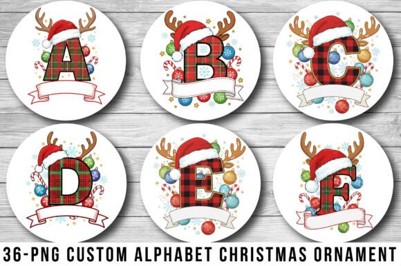 Custom Alphabet Christmas Ornament PNG: A Practical Review for Illustrations and Digital Sellers