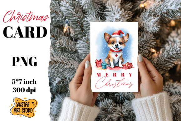 Cute Christmas Dog Card Printable: A Brand Designer’s Review for Illustrations