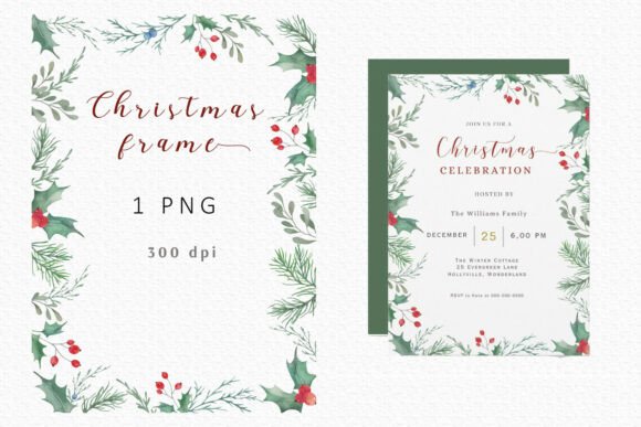 Festive Botanical Christmas Frame Review