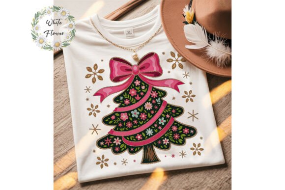Floral Christmas Tree Sublimation Design: A Brand Designer’s Review for Illustrations