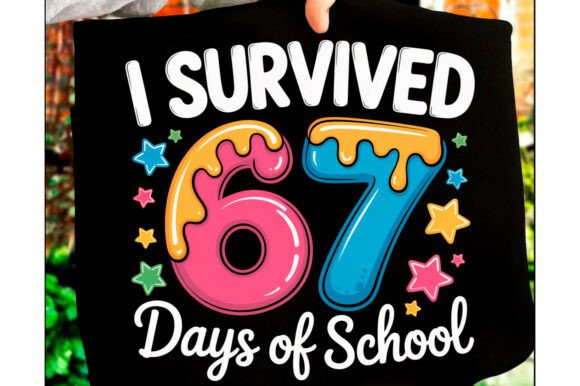I Survived 67 Days of School Christmas Illustrations