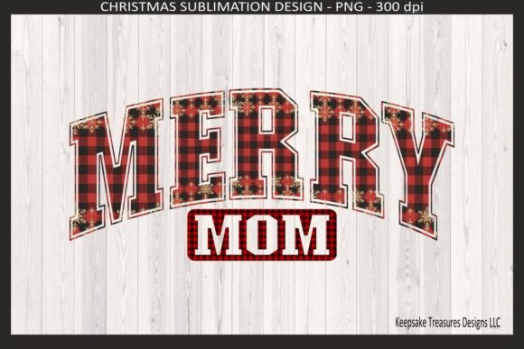 Merry Mom Buffalo Plaid Christmas Png: A Designer’s Review for Illustrations