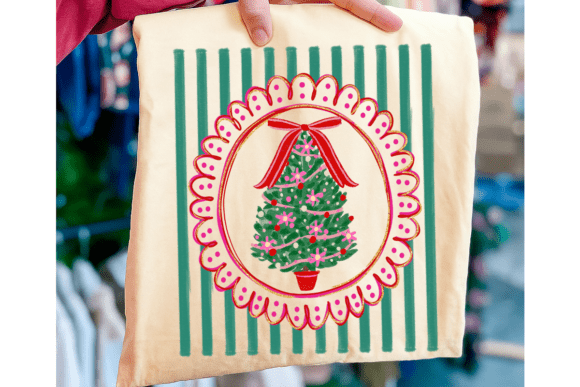 Preppy Christmas Tree PNG,Bow Frame Tree: A Designer’s Review for Small Business Branding