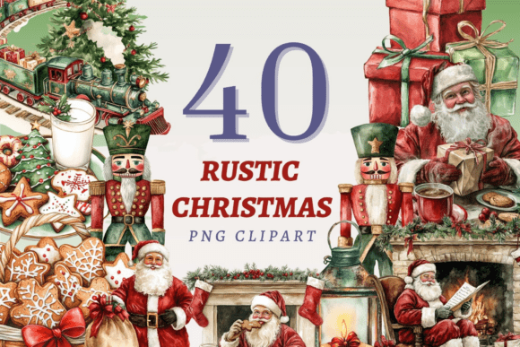 Rustic Christmas PNG Bundle Review