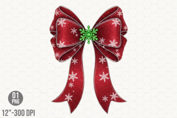 Sparkling Glitter Christmas Bow Png Illustrations Review