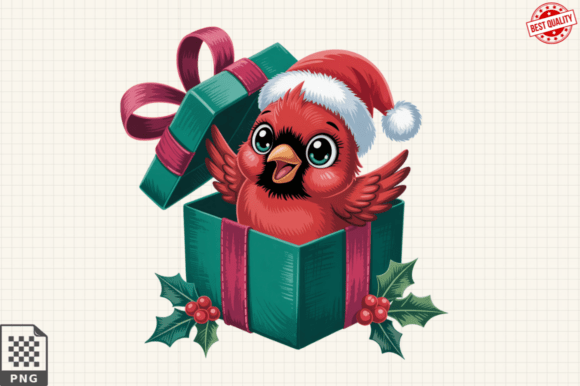 Watercolor Red Cardinal Christmas Clipar and Illustrations Review